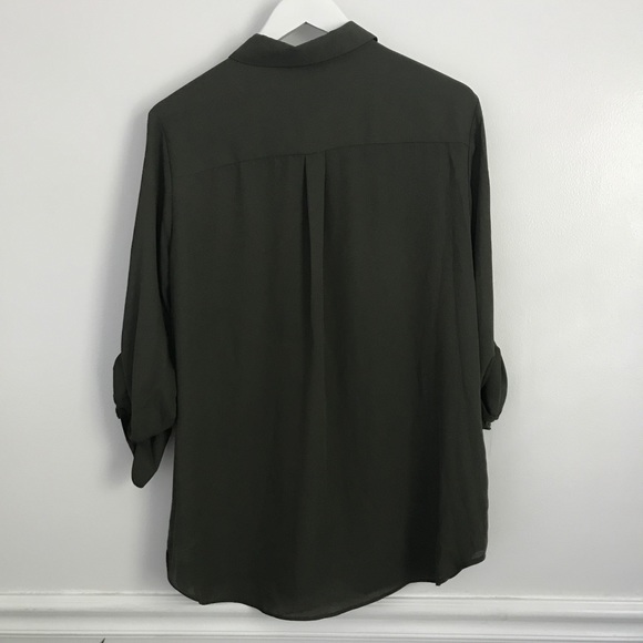 NWT Merona Button Down Top Blouse - Picture 3 of 3