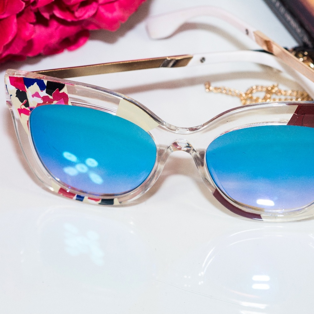 Floral Print Sunglasses
