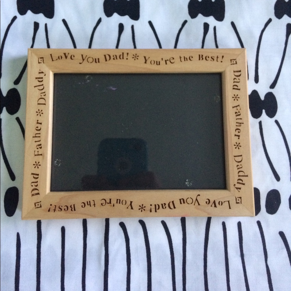 'I love You Dad!' 3" x 5" Wooden Frame