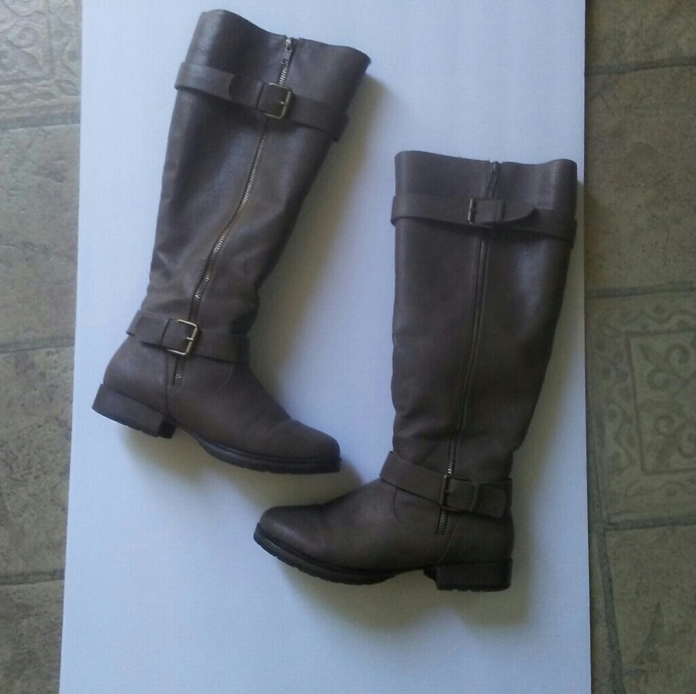 JustFab Boots with Side Zipper
