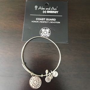 Alex and Ani Silver Coast Guard Bracelet