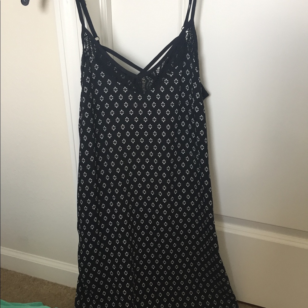 Black & White Mid Length Dress