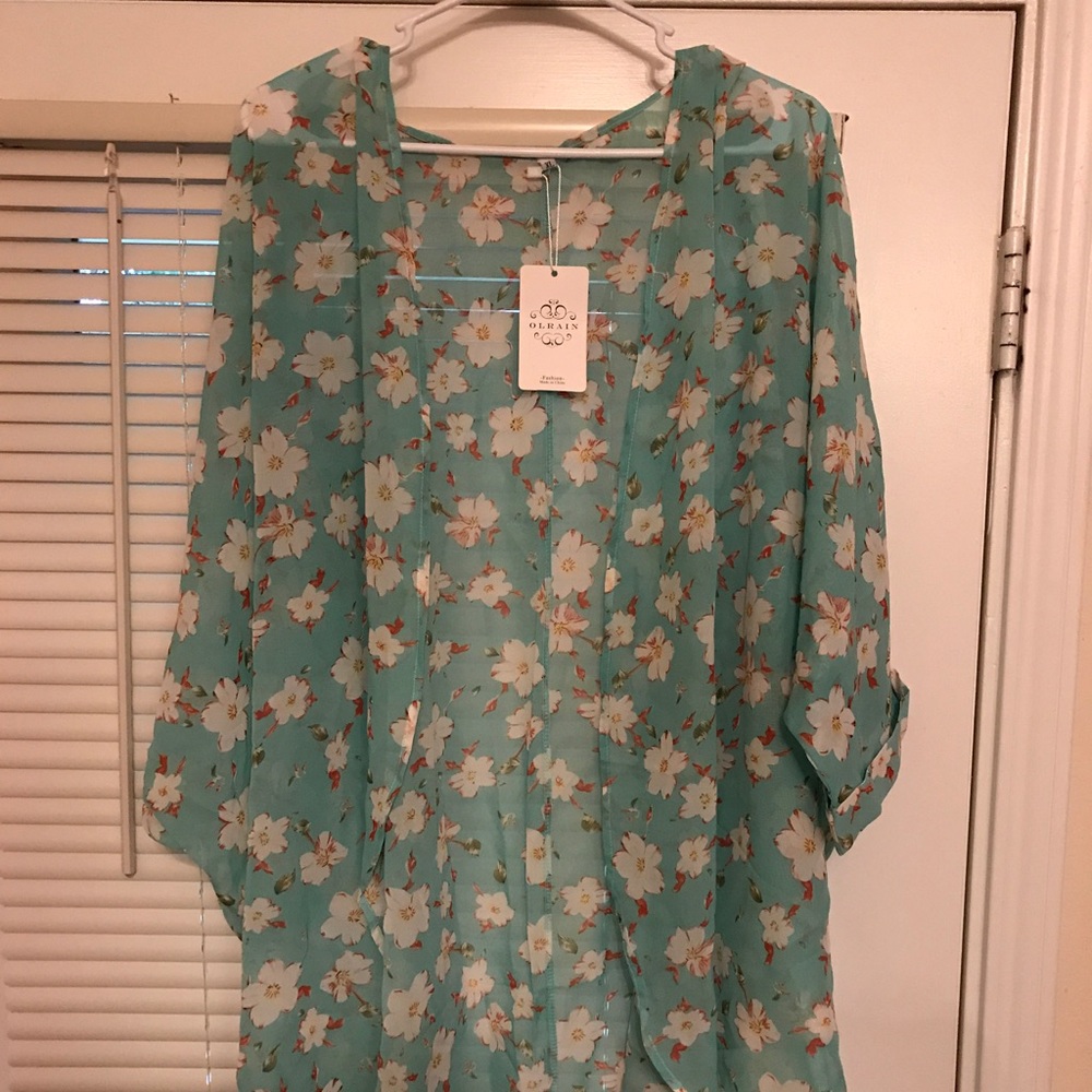 NWT floral kimono