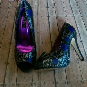 Iron Fist skull heels