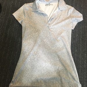 Light grey Nike golf polo