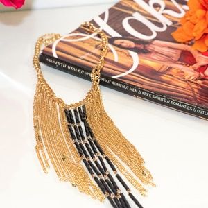 Gold & Black Necklace