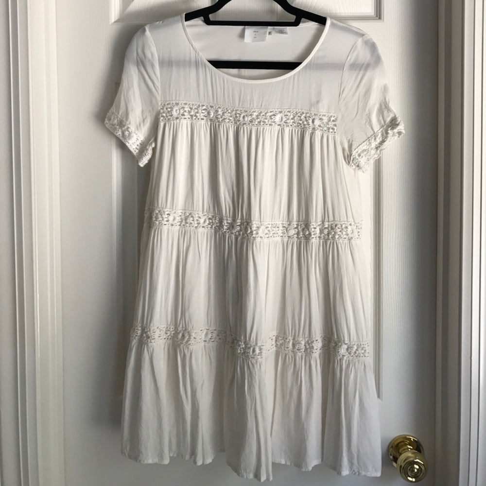 Alice X UO Crochet-detailed T-Shirt Dress