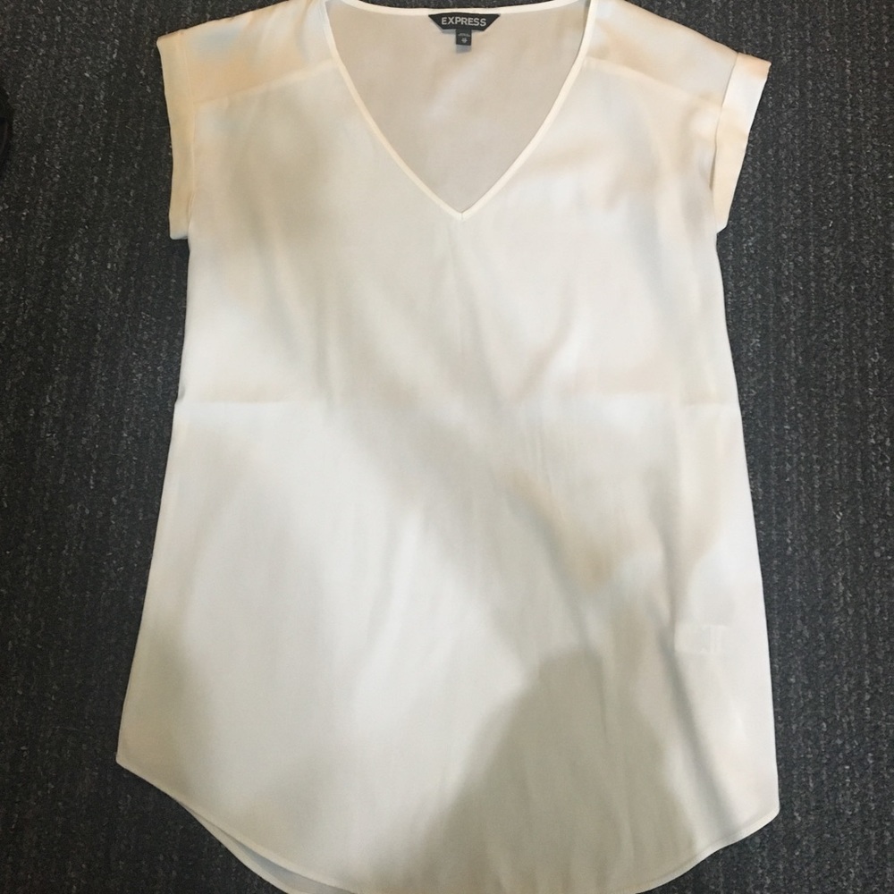 Express nice white top