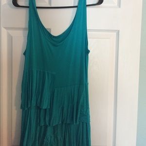 EUC Ladies Size S Tiered/Ruffled Dress