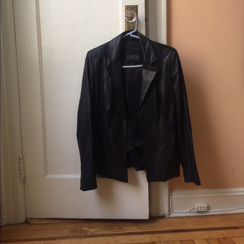 Black Leather Jacket - Picture 1 of 4