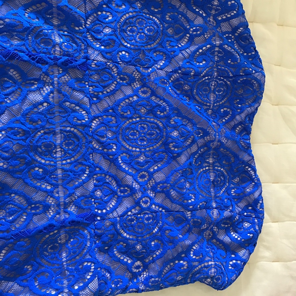 Beautiful blue eyelet dress
