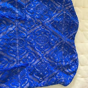 Beautiful blue eyelet dress