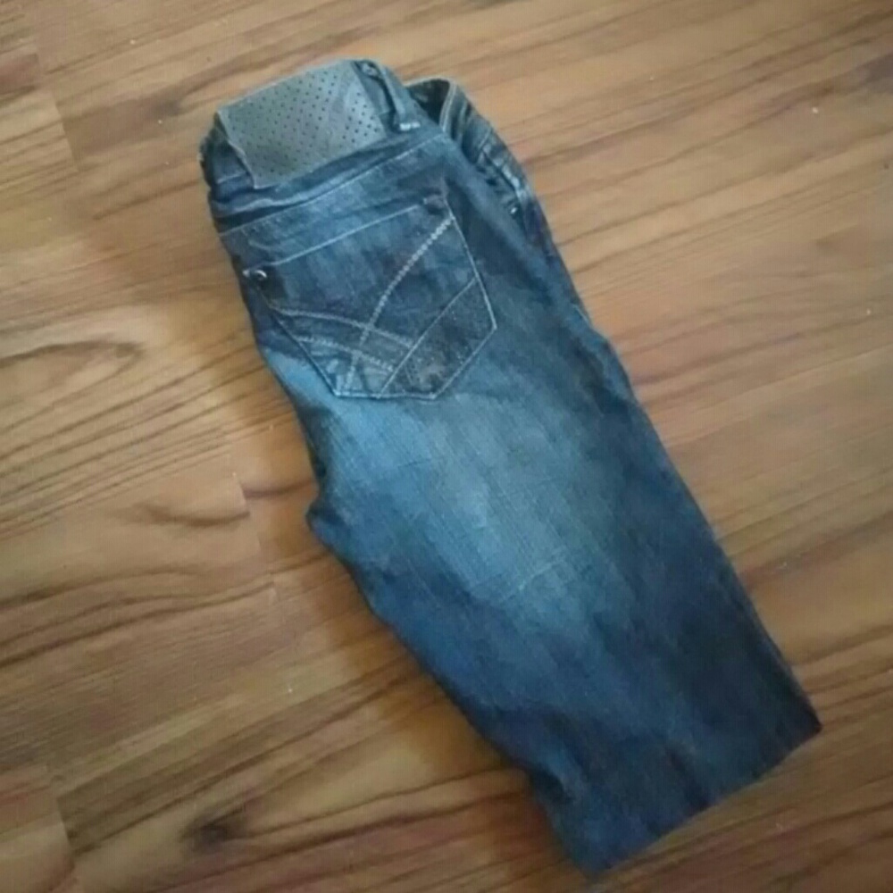 Dark blue jeans