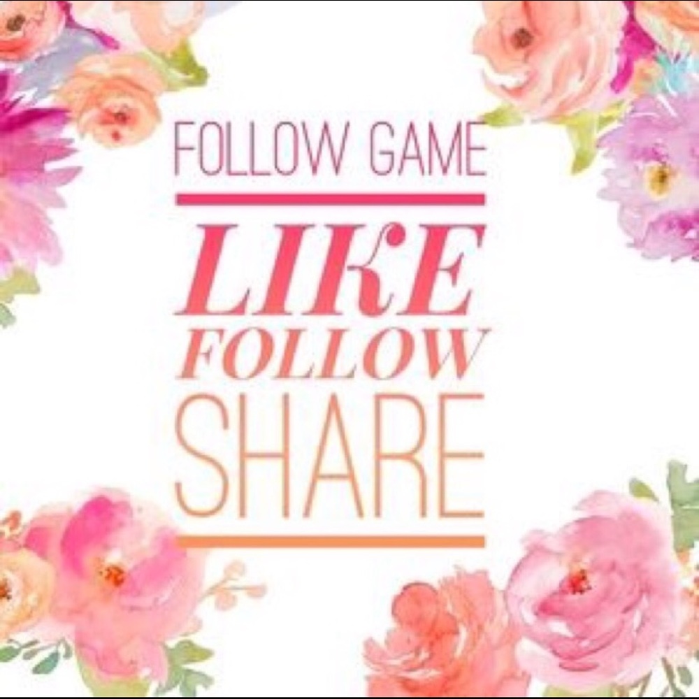 Like. Follow. Share.