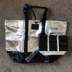 Large tote and smaller purse