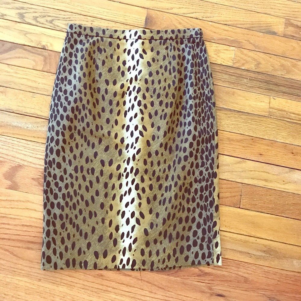 Michael Kors Leopard print pencil skirt
