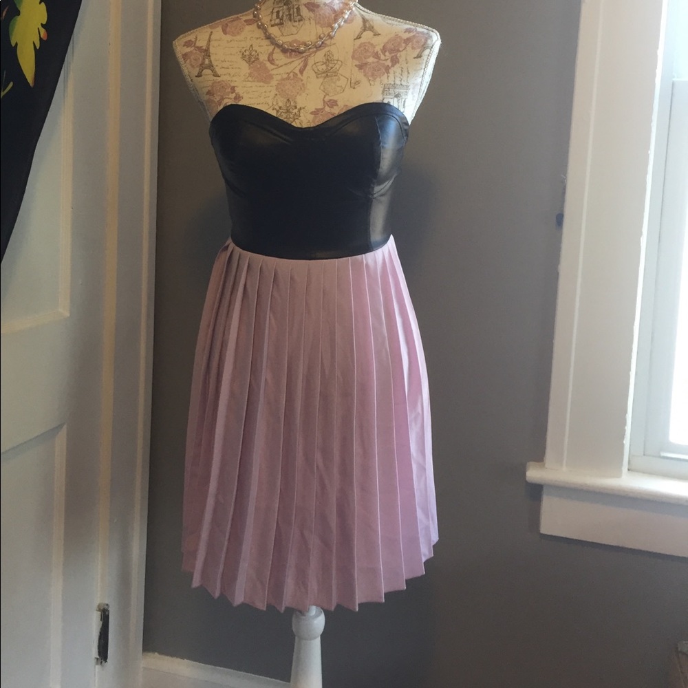 Sexy strapless dress