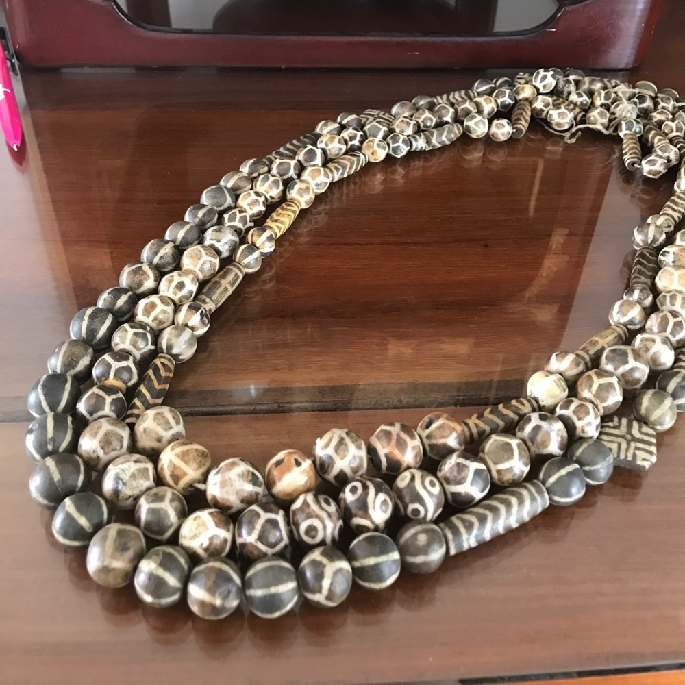 Handmade necklaces from Burma