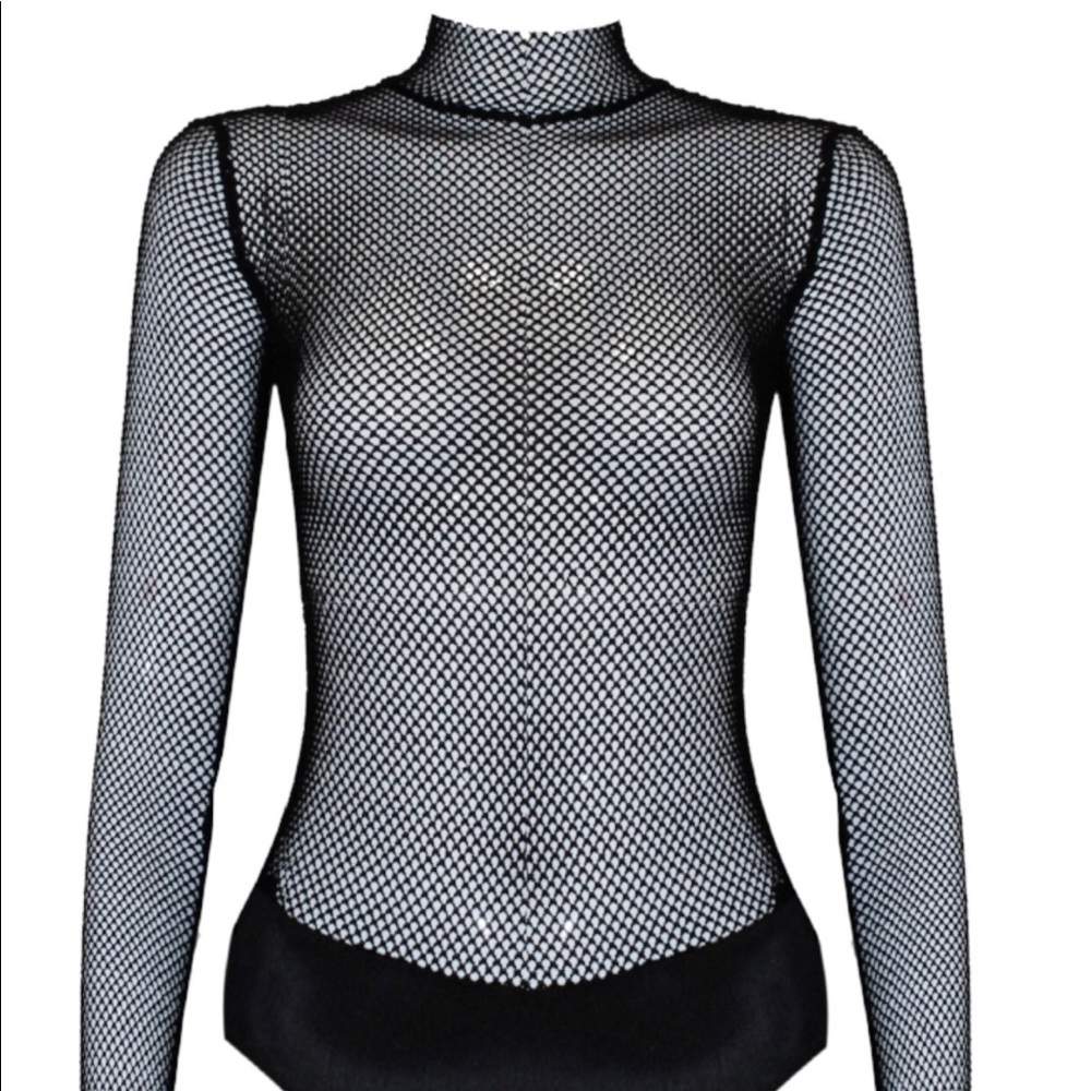 Love | Labels Fishnet bodysuit size LARGE