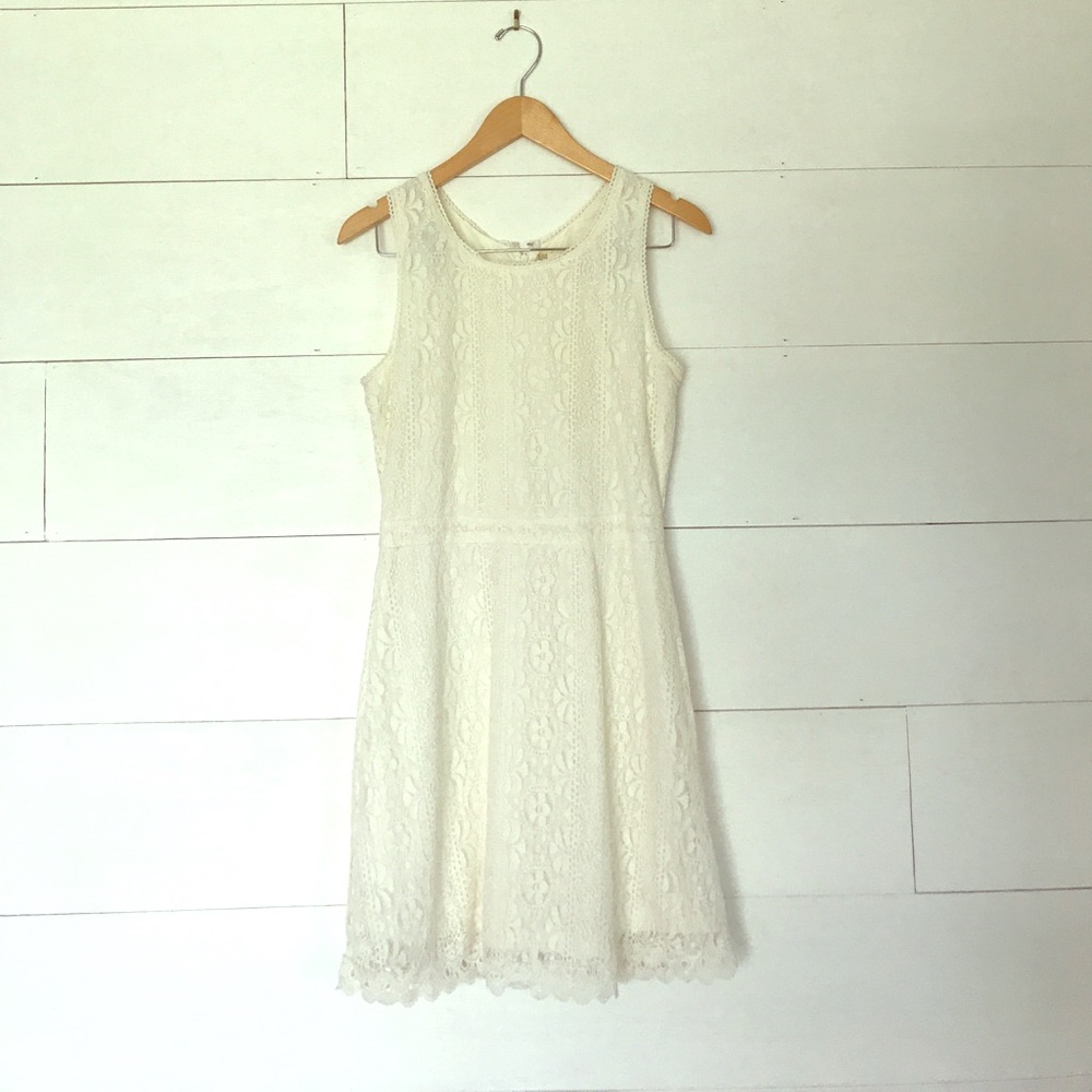 NWT ivory lace dress