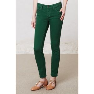 Pilcro Stet Skinny Jean in Forest Green