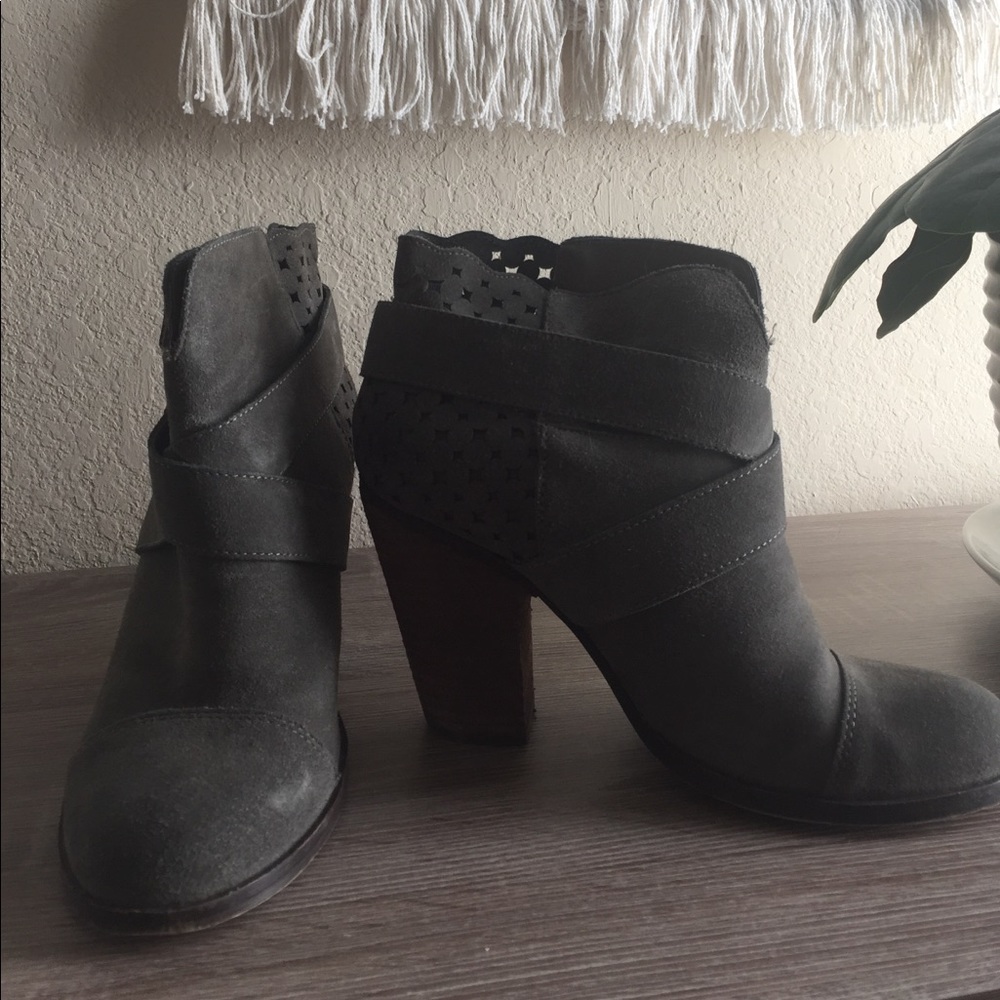 Betsey Johnson Gray Booties