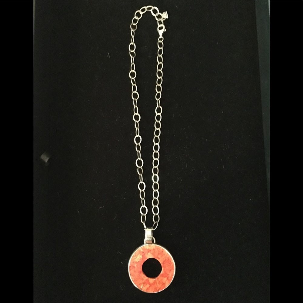 Silpada Sponge Coral Necklace