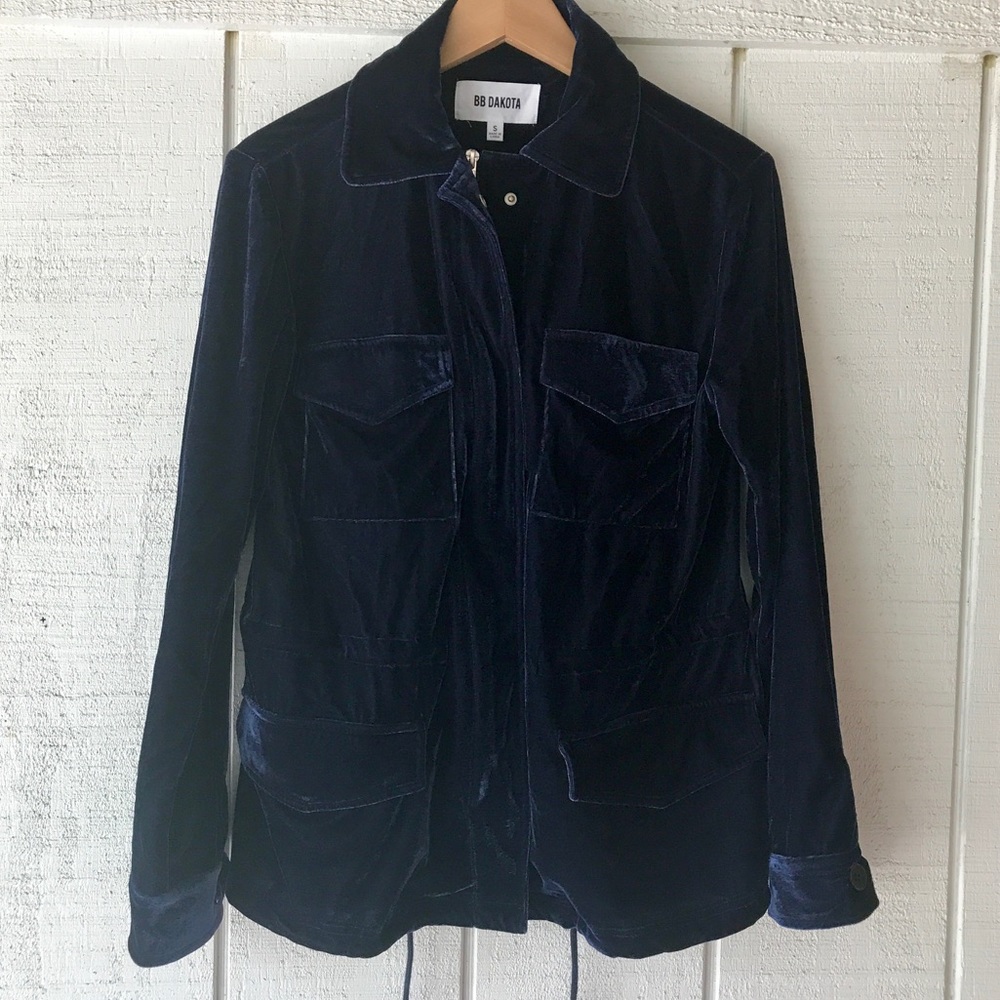 Velvet Military Jacket - Picture 6 of 7