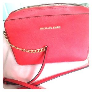Orange Micheal Kors cross body