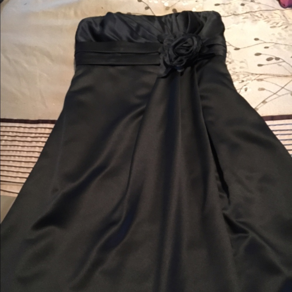 Black bridesmaids dress. Size 12