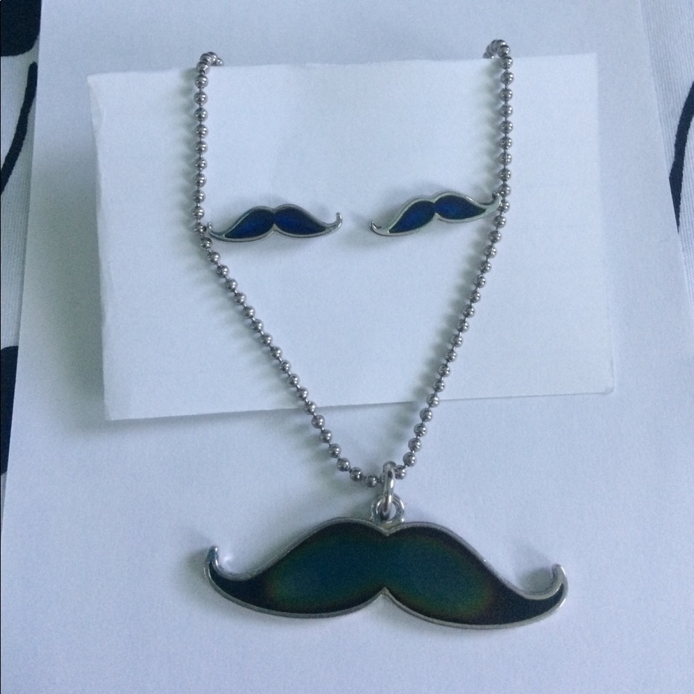 Mood Changing Earrings & Matching Necklace