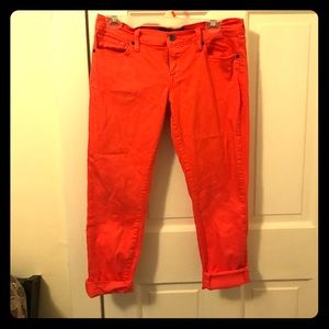Lucky Brand Coral Denim Capris CLOSING SALE