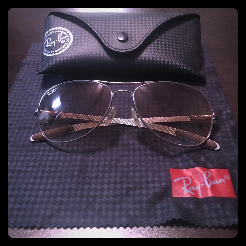 Ray ban 8301 carbon fibre brown/gunmetal