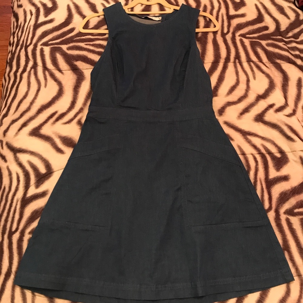 Denim skater dress