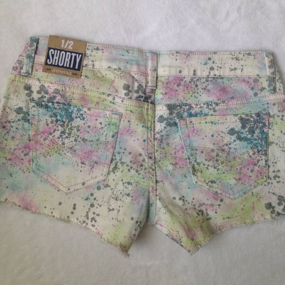 Aeropostale paint platter shorts - Picture 4 of 7