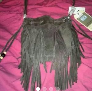 TOMS Soft Suede Mini Crossbody Purse