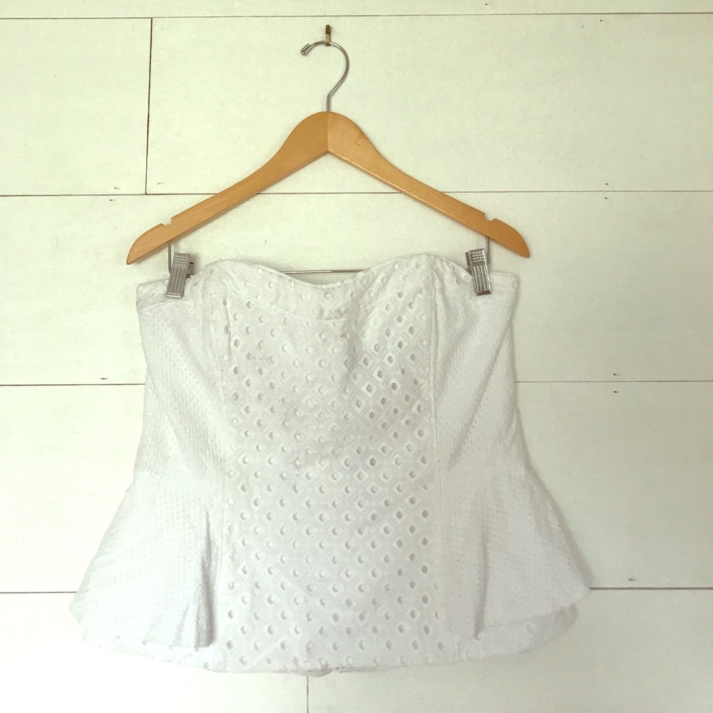 NWT White House Black Market White Bustiers/Halter