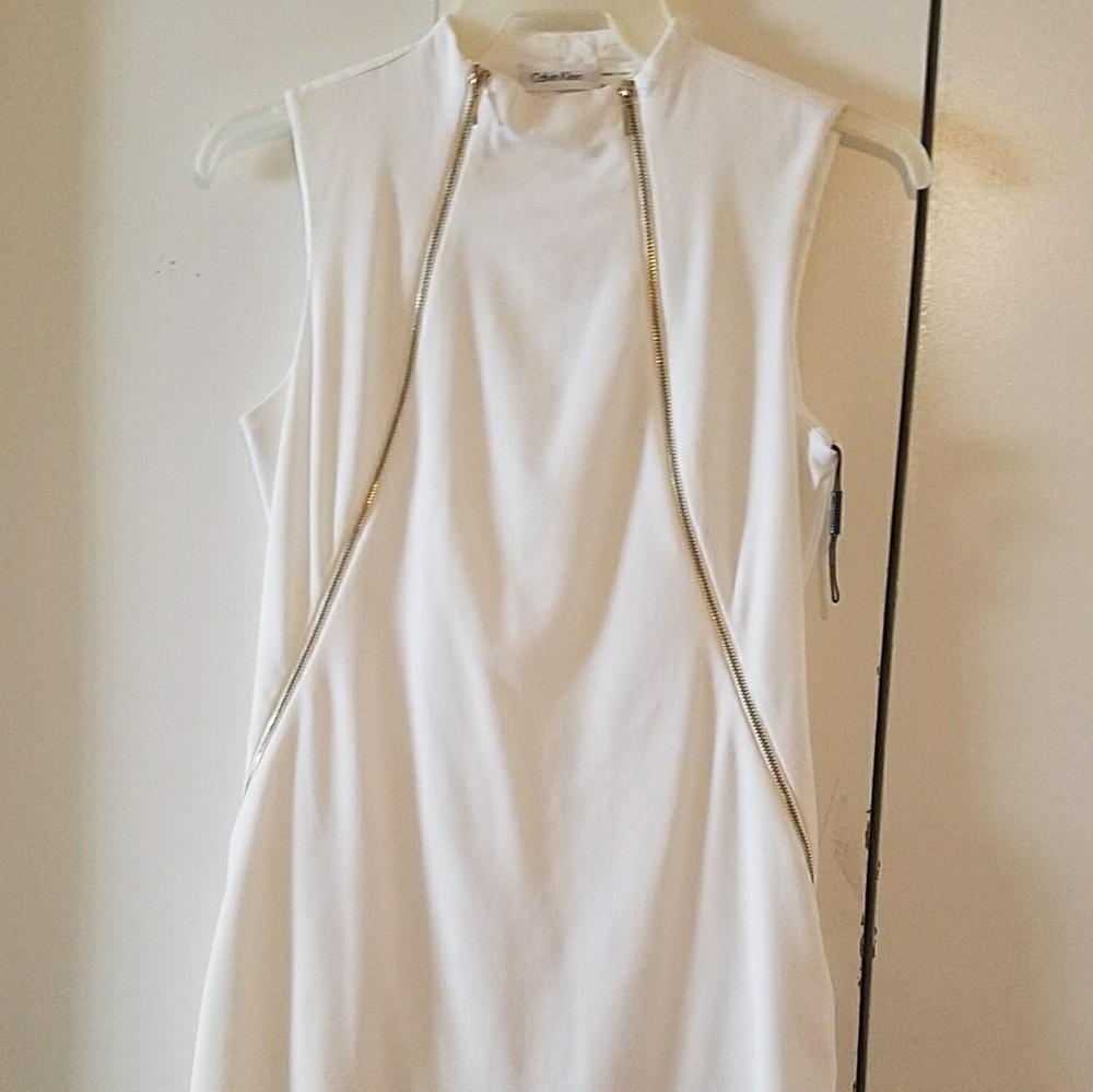 Calvin Klein cream dress