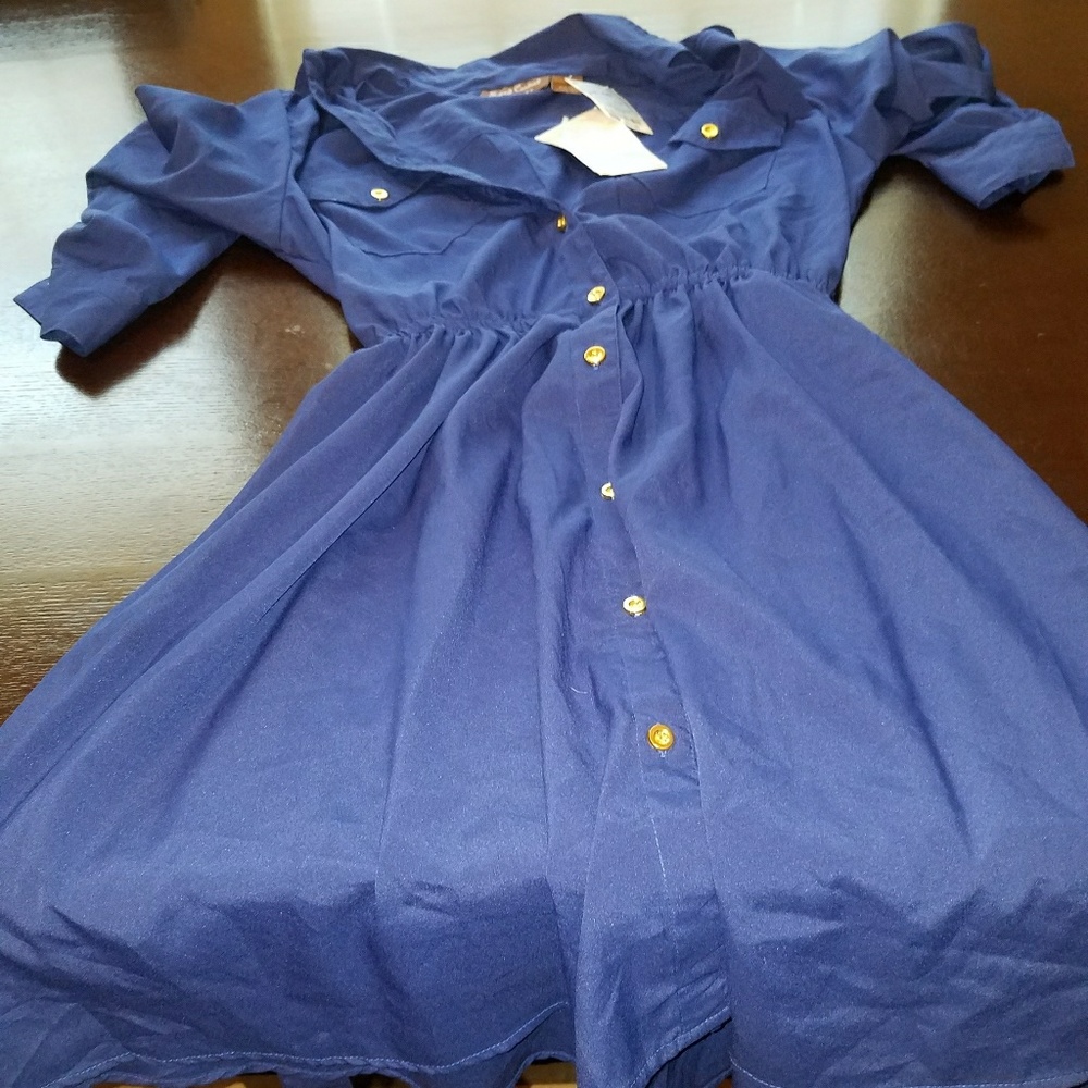 Cobalt blue dress