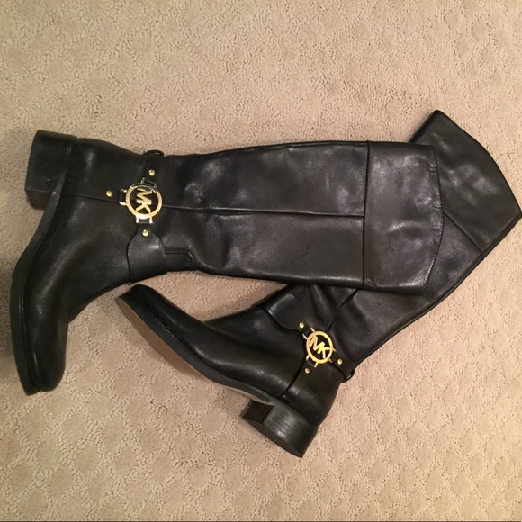 Michael Kors Shoes - Michael Kors Fulton harness boots (Black)