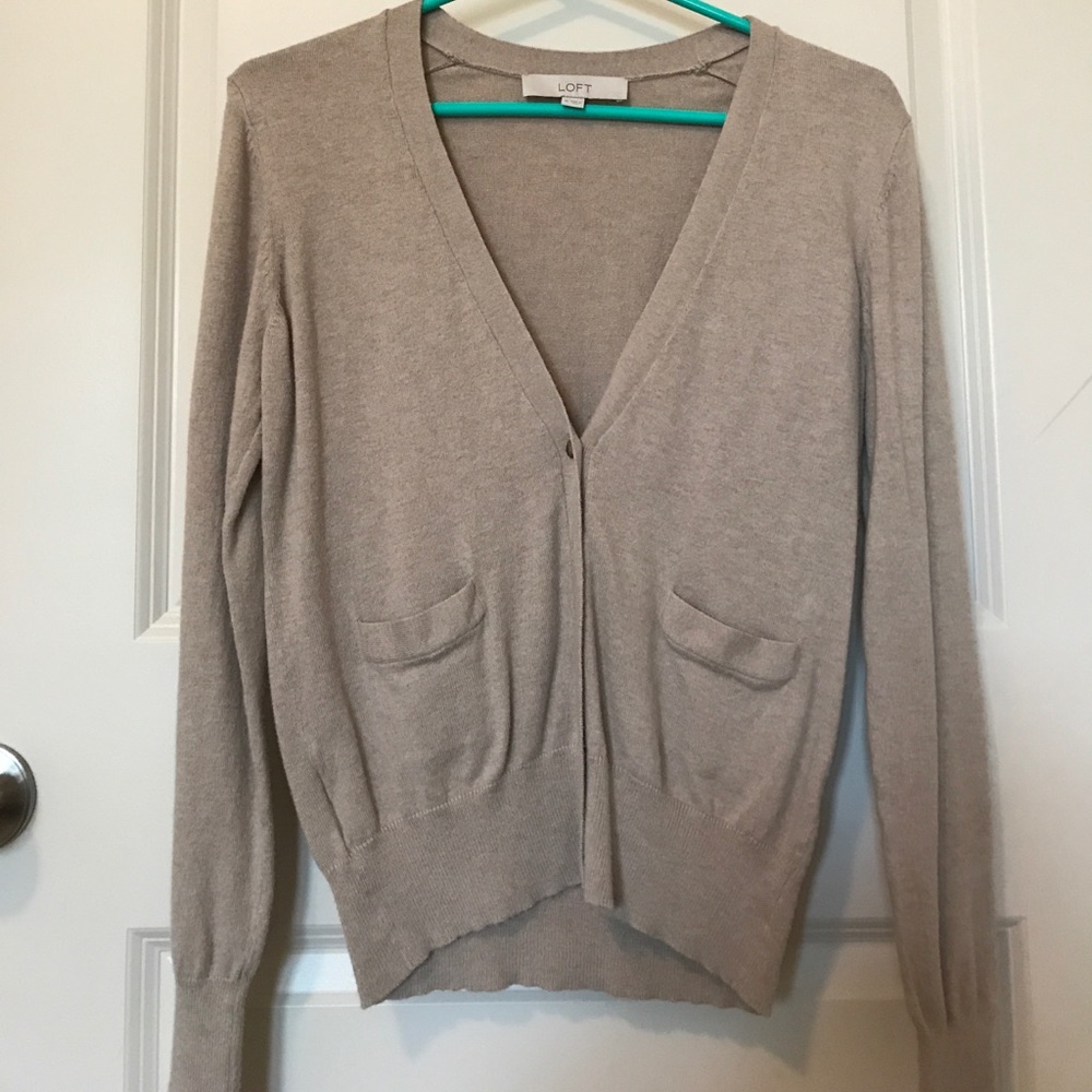 Tan Cardigan
