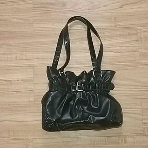 Faux leather purse