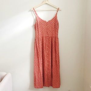 Vintage J Crew Midi Floral Dress