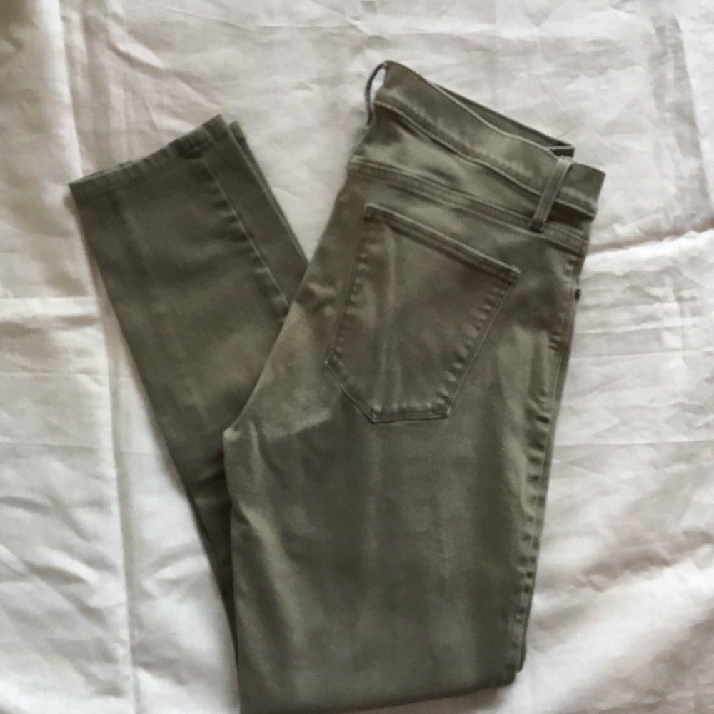 The Gap the skinny jean in temporal olive 31r