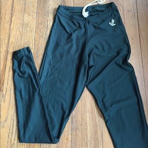 NWOT JL Rowing and Running Tights - Forest Green
