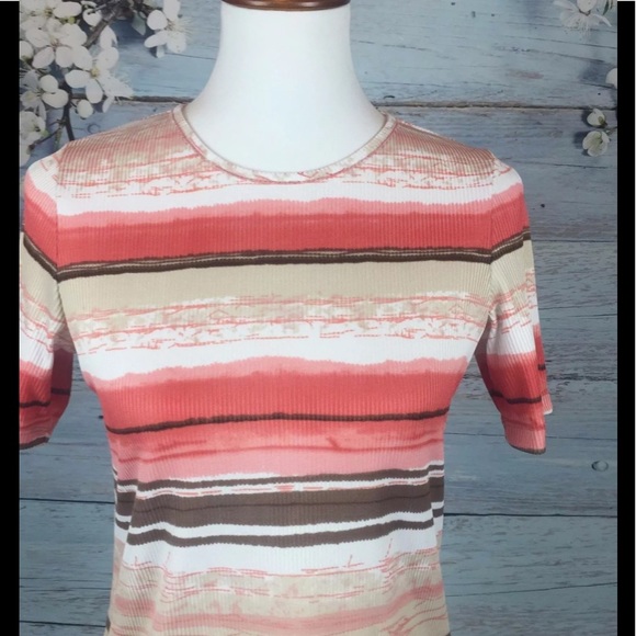 Allison Daley Women's Short Sleeve Top Sz PS/P - Picture 2 of 4