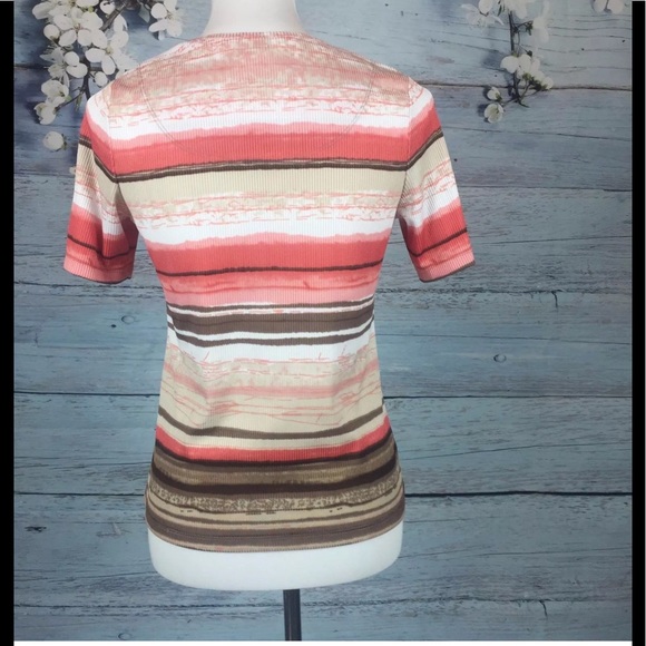 Allison Daley Women's Short Sleeve Top Sz PS/P - Picture 3 of 4