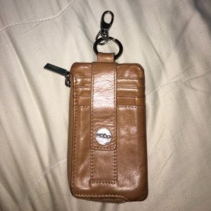 Hobo wallet with key ring