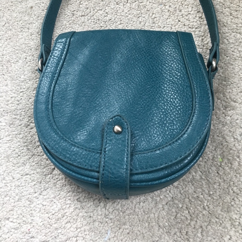 Cute teal crossbody satchel