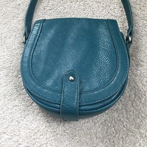 Cute teal crossbody satchel